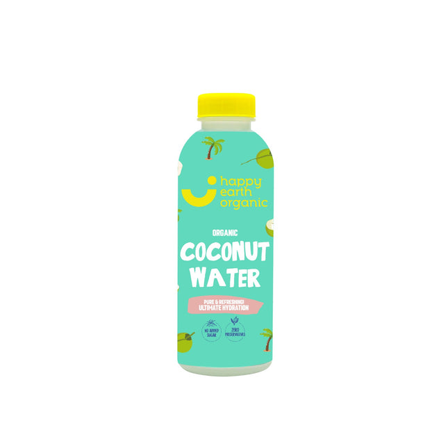 Happy Earth Organic Coconut Water, 250ml, PPE Bottle