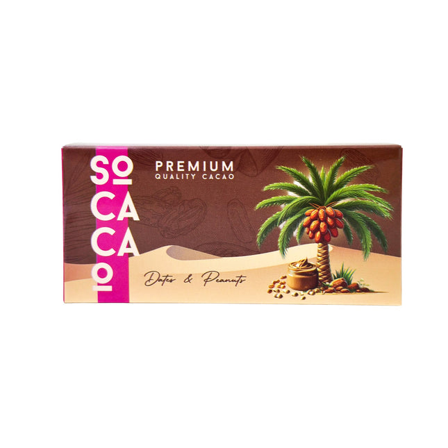 Socacao Dates & Peanuts Chocolate 100g