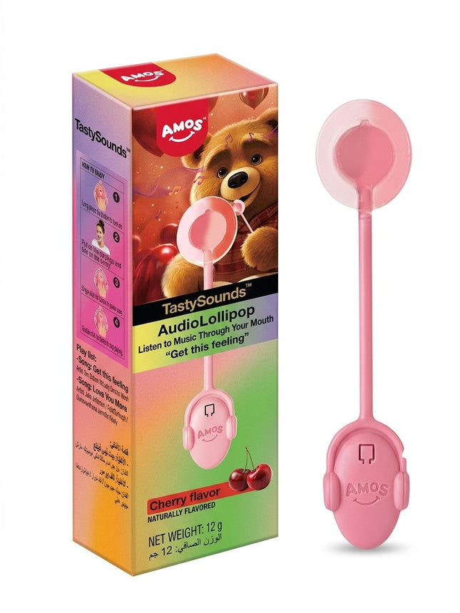 Amos Musical Lollipop Cherry - Audio Singing Lollipop