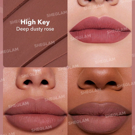 SHEGLAM Dynamatte Boom Long Lasting Matte Lipstick-High Key