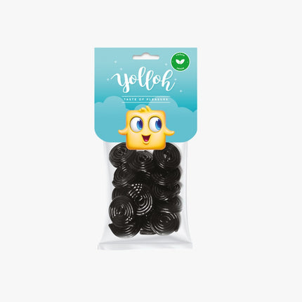 Yolloh Vegan Black Rolls Candy - 120g