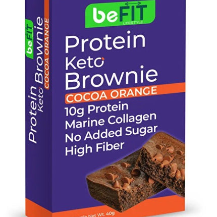Befit Protein Keto Brownie cocoa orange 40g