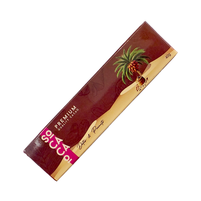So Cacao Premium Dates & Peanuts Milk Chocolate Bar