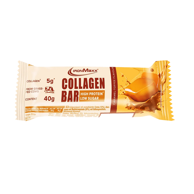 IronMaxx Collagen Bar . High Protein . Low Sugar