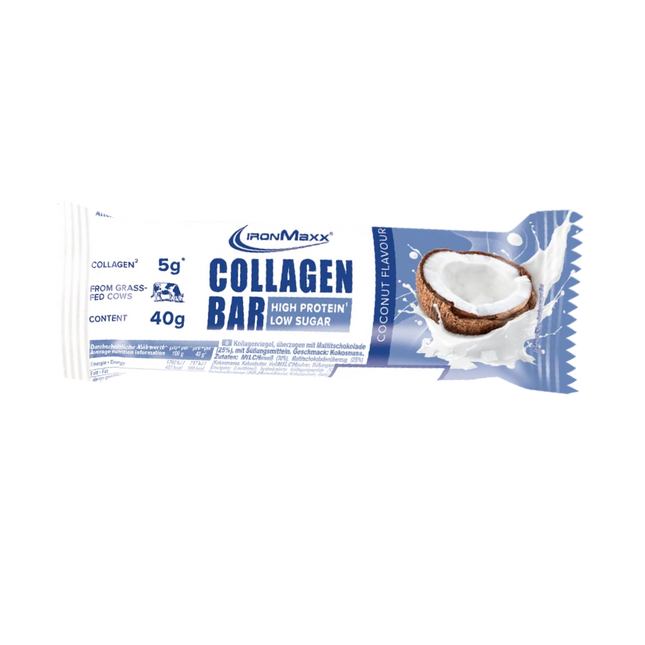 IronMaxx Collagen Bar . High Protein . Low Sugar