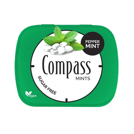 Compass Sugar Free Vegan Mints - With Sweetener