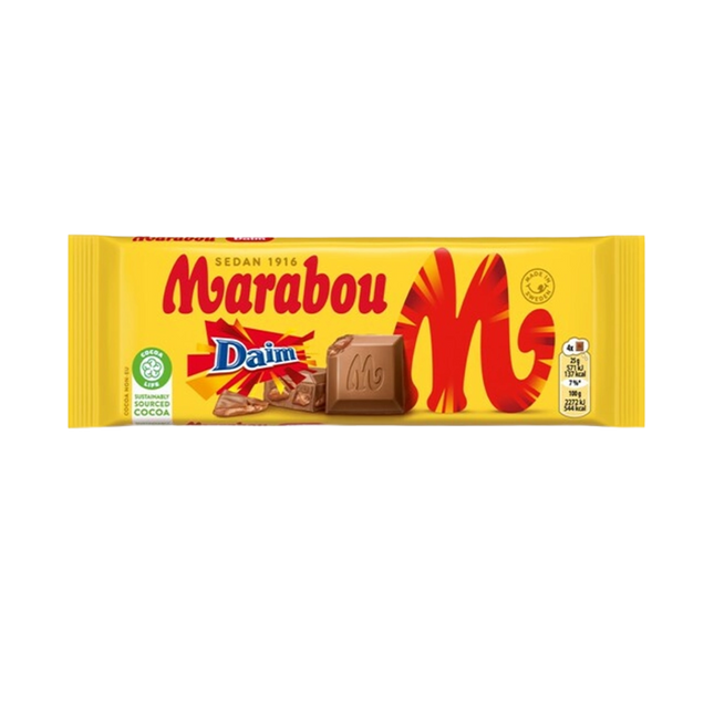 Marabou Original Swedish Milk Chocolate Mjolkchoklad Bar