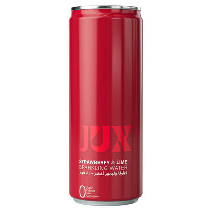 JUX Strawberry & Lime Sparkling water 250ml