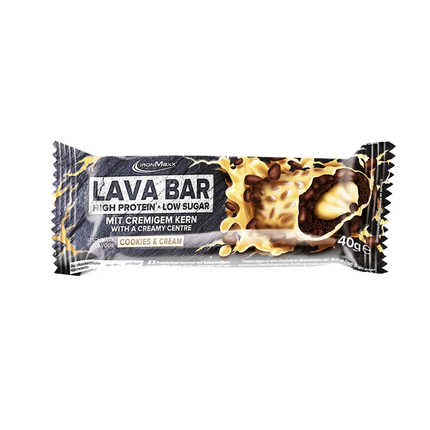 IronMaxx Lava Bar Cookies & Cream Flavour . High Protein