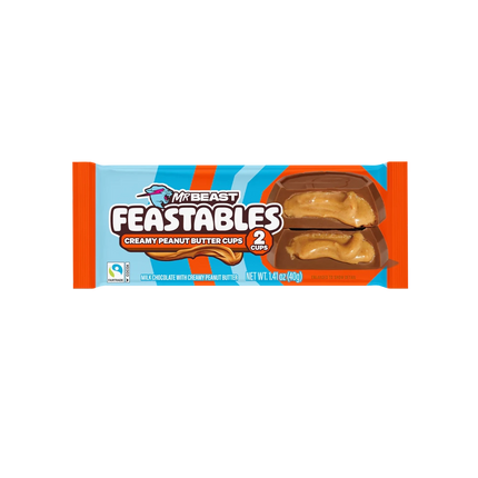 Mr Beast Feastables Peanut Butter Cups Milk Chocolate