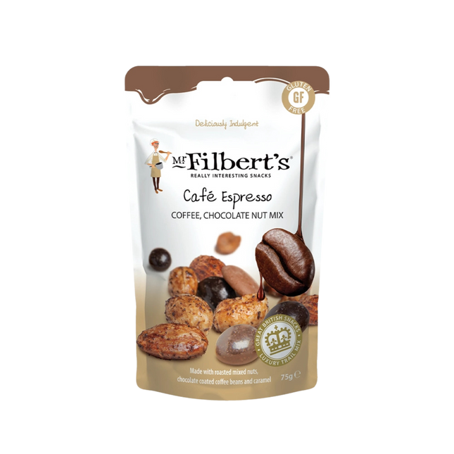 Mr. Filbert’s Café Espresso Coffee & Chocolate Nut Mix