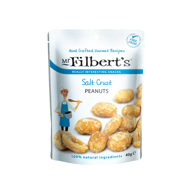 Mr Filbert's Salt Crust Peanuts  Vegan Dairy Free & Gluten Free