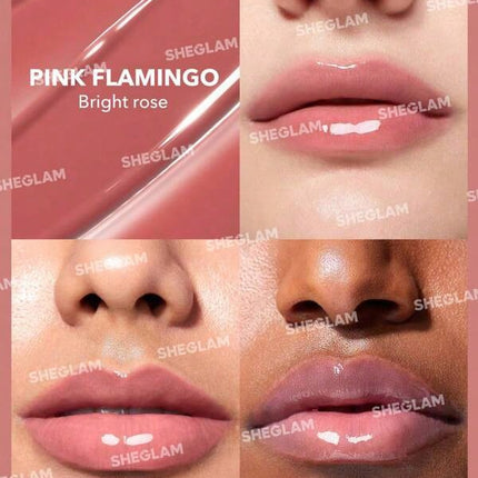 SHEGLAM Pout-Perfect Shine Lip Plumper-Pink Flamingo