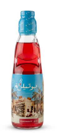 Botila Goli Soda Pomegranate | Flavoured Carbonated Drink | Glass Bottle | 200 ml
