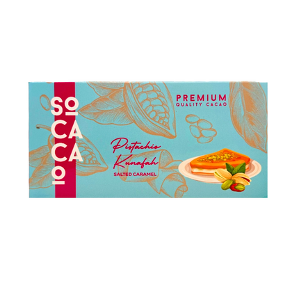 So Cacao Premium Quality Chocolate Pistachio Kunafa Salted Caramel